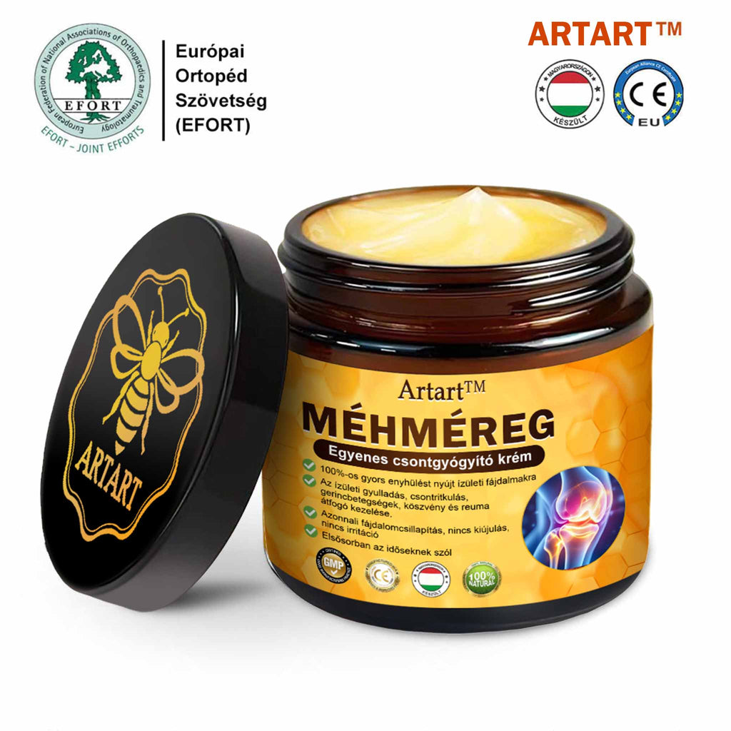 ✨ARTART™ Méhméreg Fájdalomcsillapító Csontregeneráló Krém (Kifejezetten ízületi fájdalmakkal küzdő betegek számára tervezve, szakértők ajánlásával)