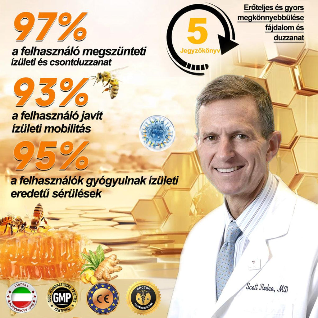 ✨ARTART™ Méhméreg Fájdalomcsillapító Csontregeneráló Krém (Kifejezetten ízületi fájdalmakkal küzdő betegek számára tervezve, szakértők ajánlásával)